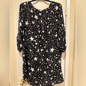 ♦️NWT♦️Black and White Shirt Dress